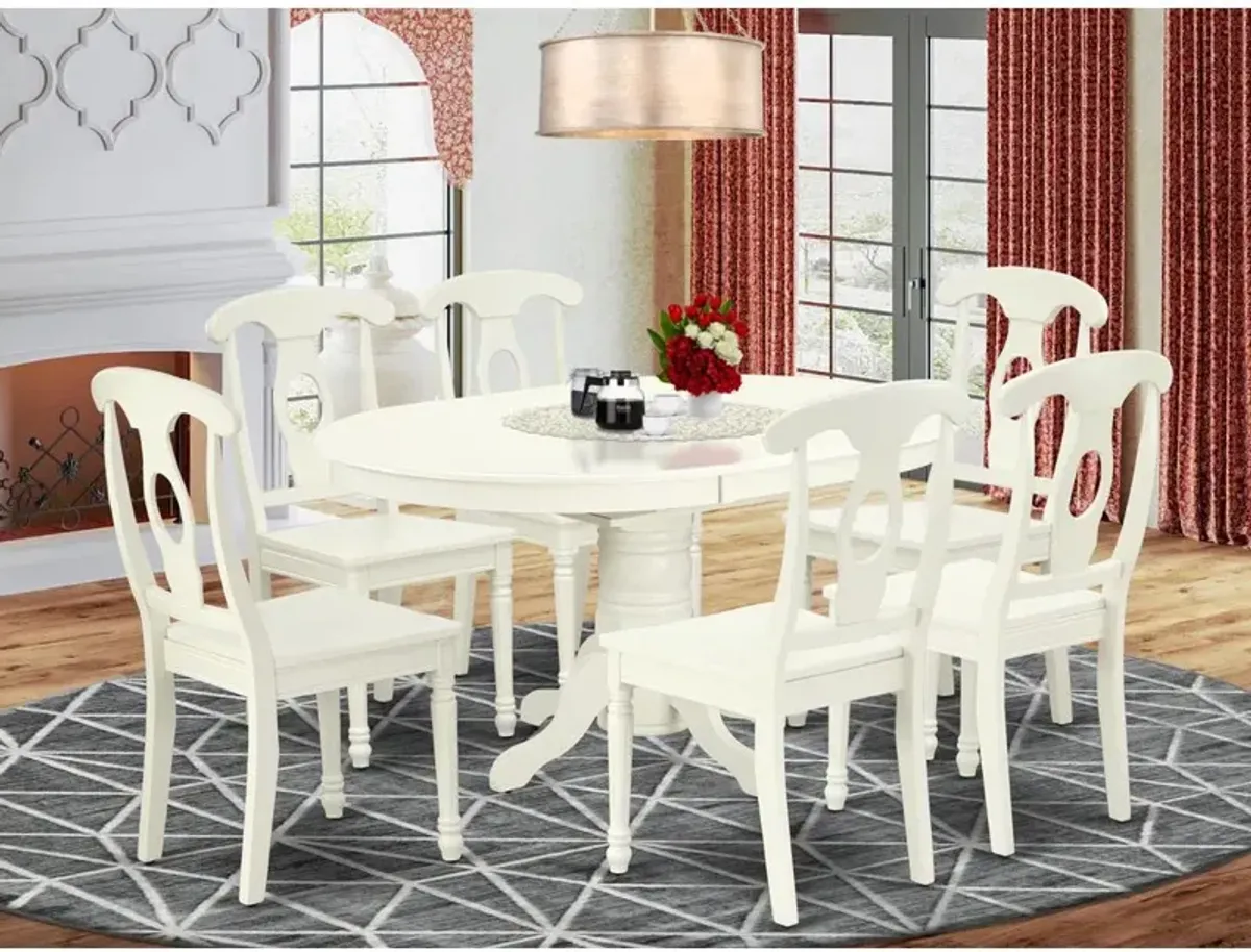 Dining Room Set Linen White