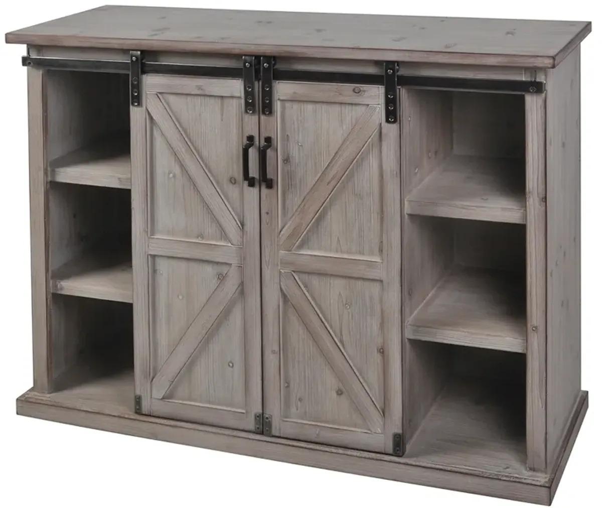 Farmhouse Sliding Door Cabinet