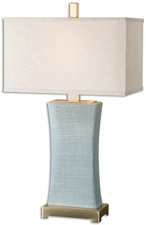 Uttermost Cantarana Blue Gray Table Lamp