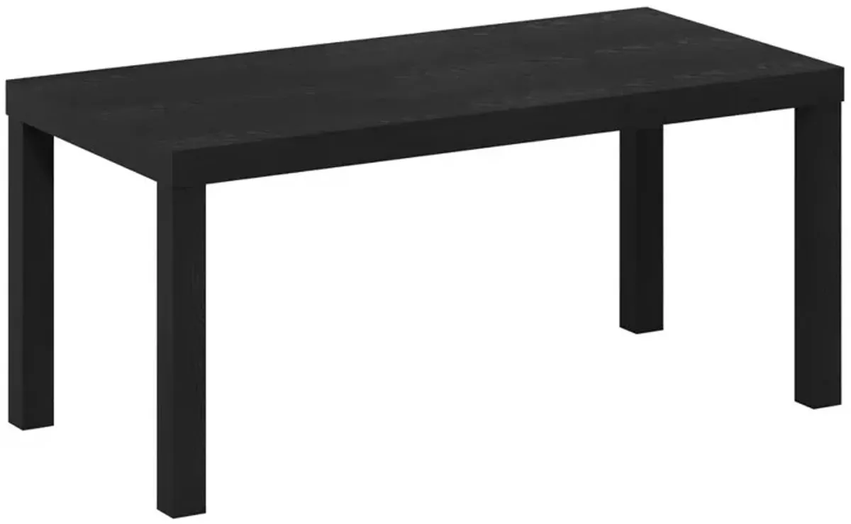 Furinno Classic Simple Coffee Table for Living Room, Black