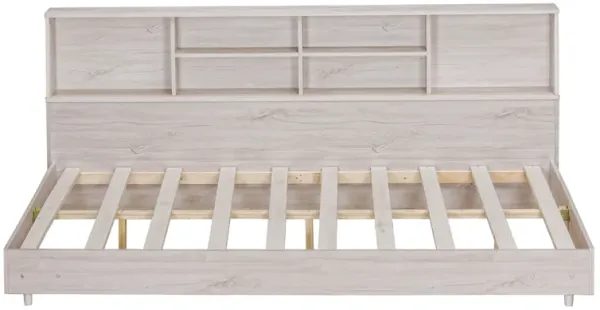 Merax Daybed Frame with Storage Bookcases