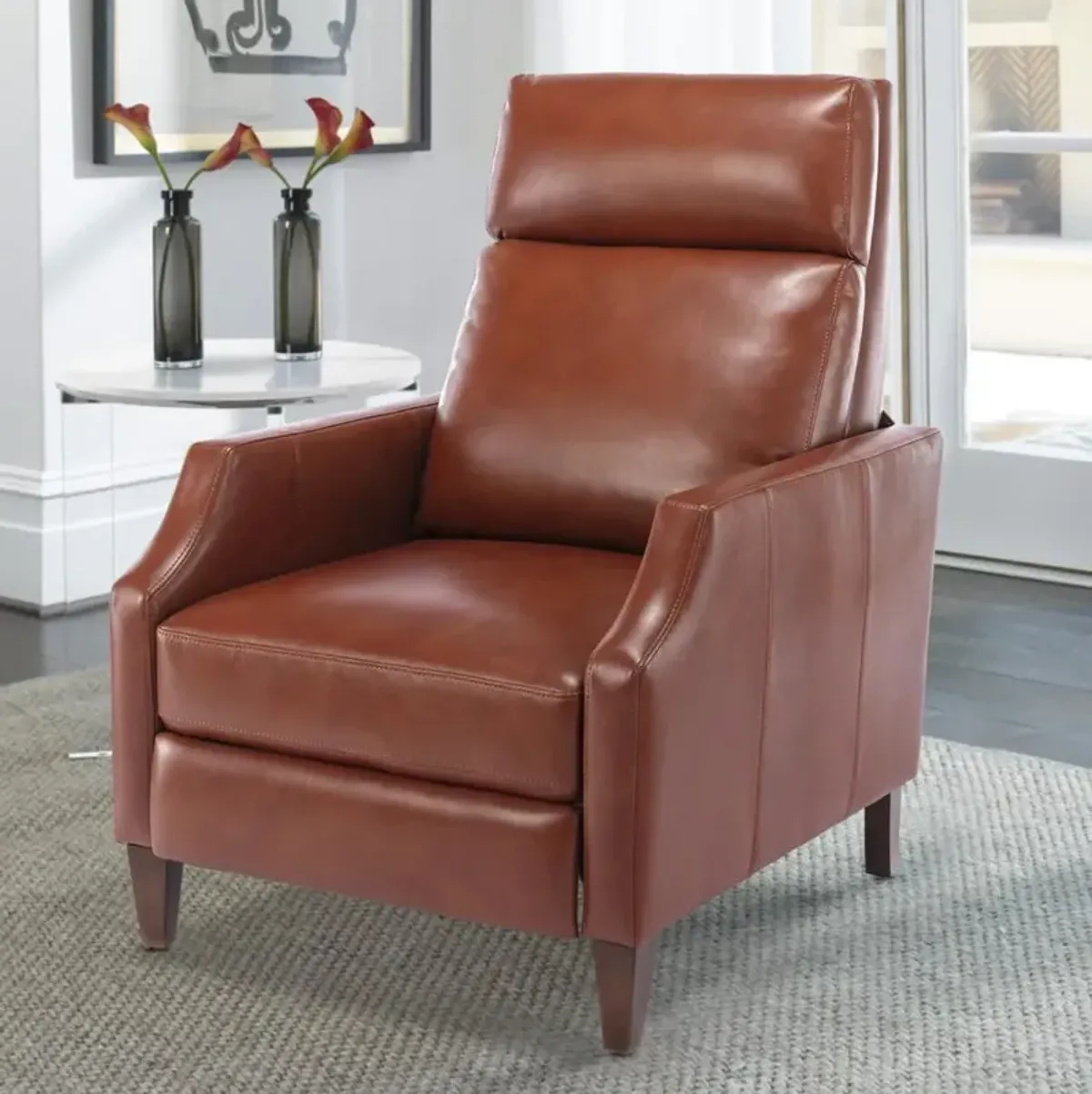 Comfort Pointe Balantyne Push Back Recliner - Caramel