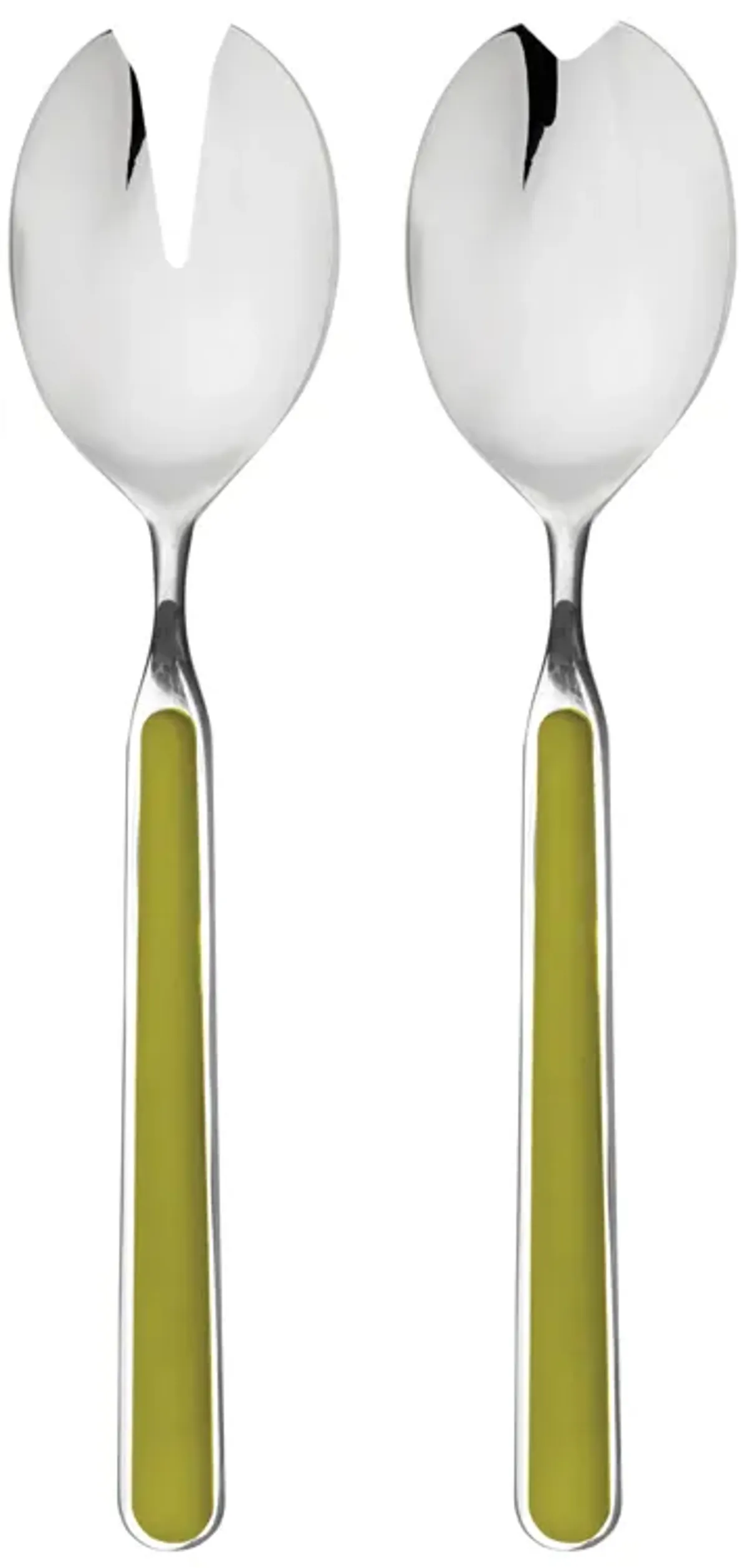 Fantasia 2-Piece Salad Serving Set in Olive Green