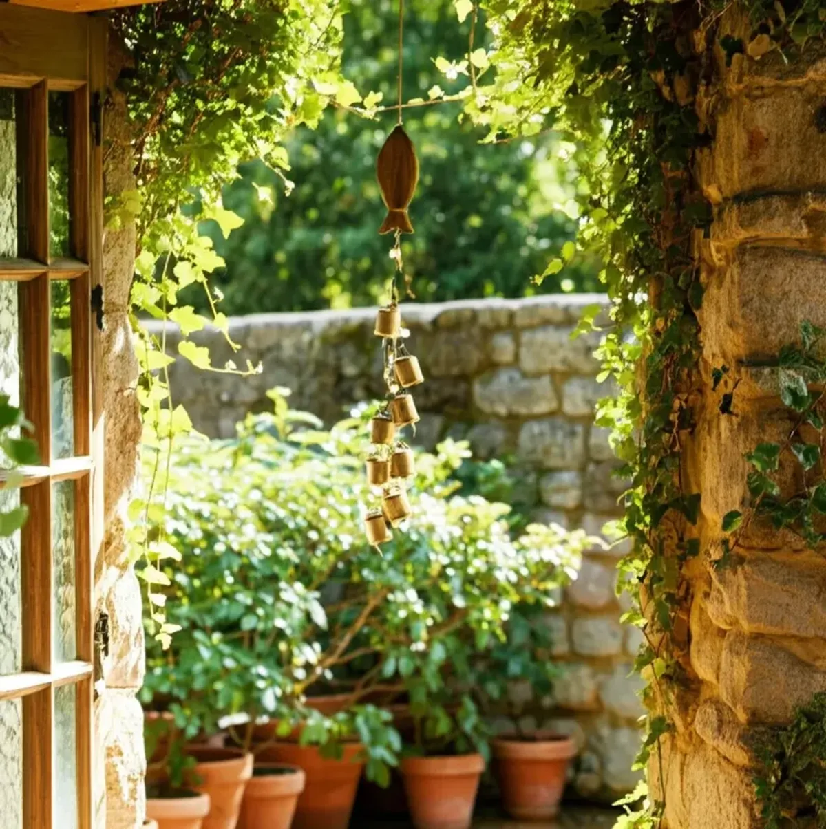 Fish with Bells Windchime