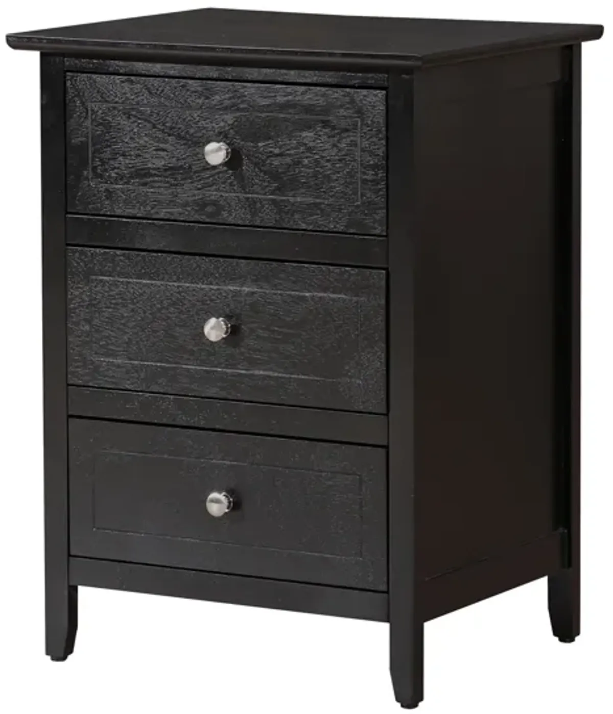 Daniel 3-Drawer Nightstand (25 in. H x 15 in. W x 19 in. D)