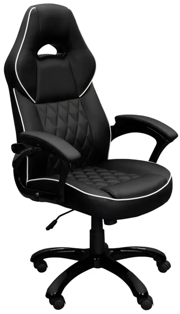 Streamdale High Back Executive Sport Race Office Chair, Black