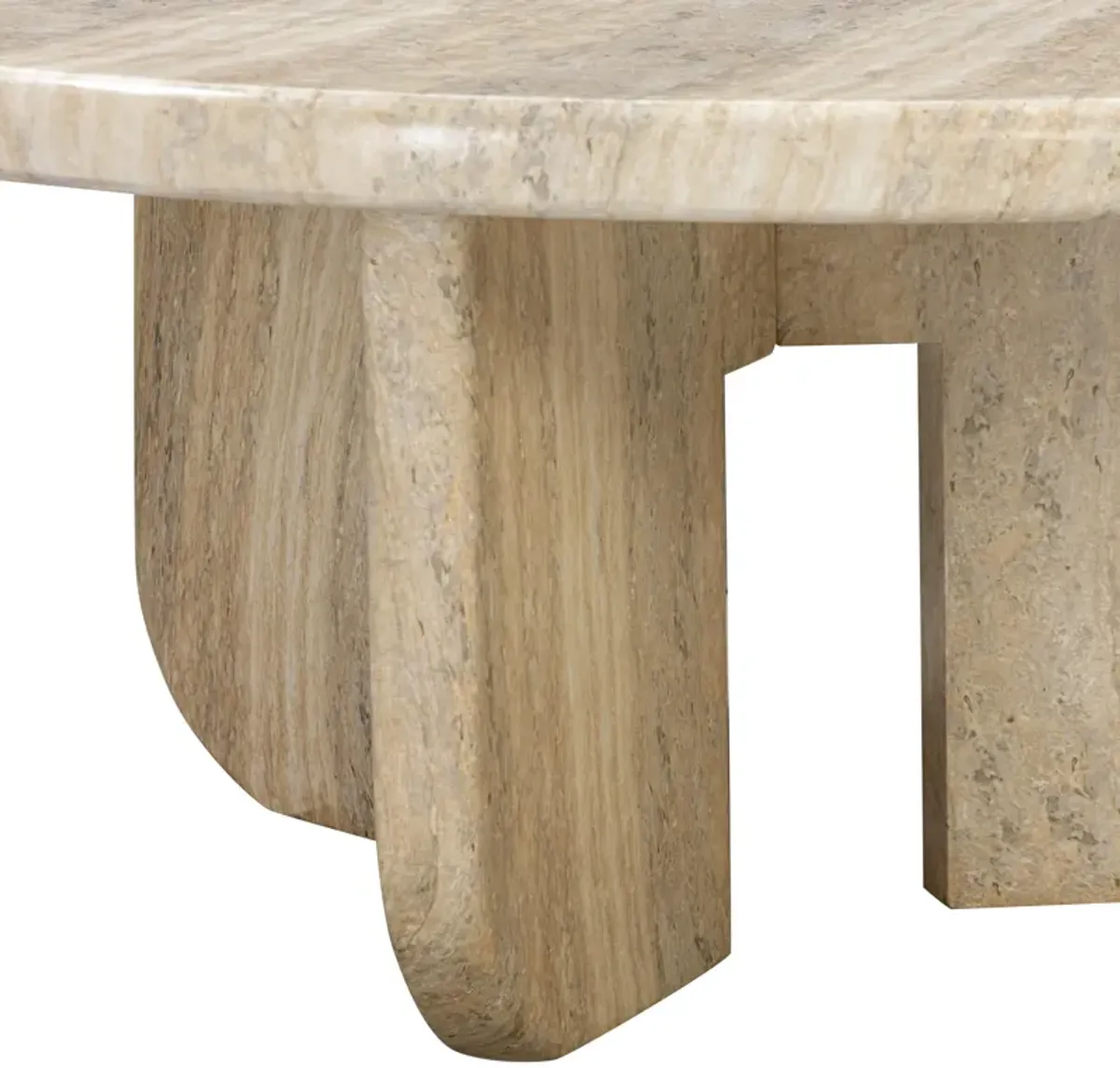 Patrizia Concrete Round Coffee Table