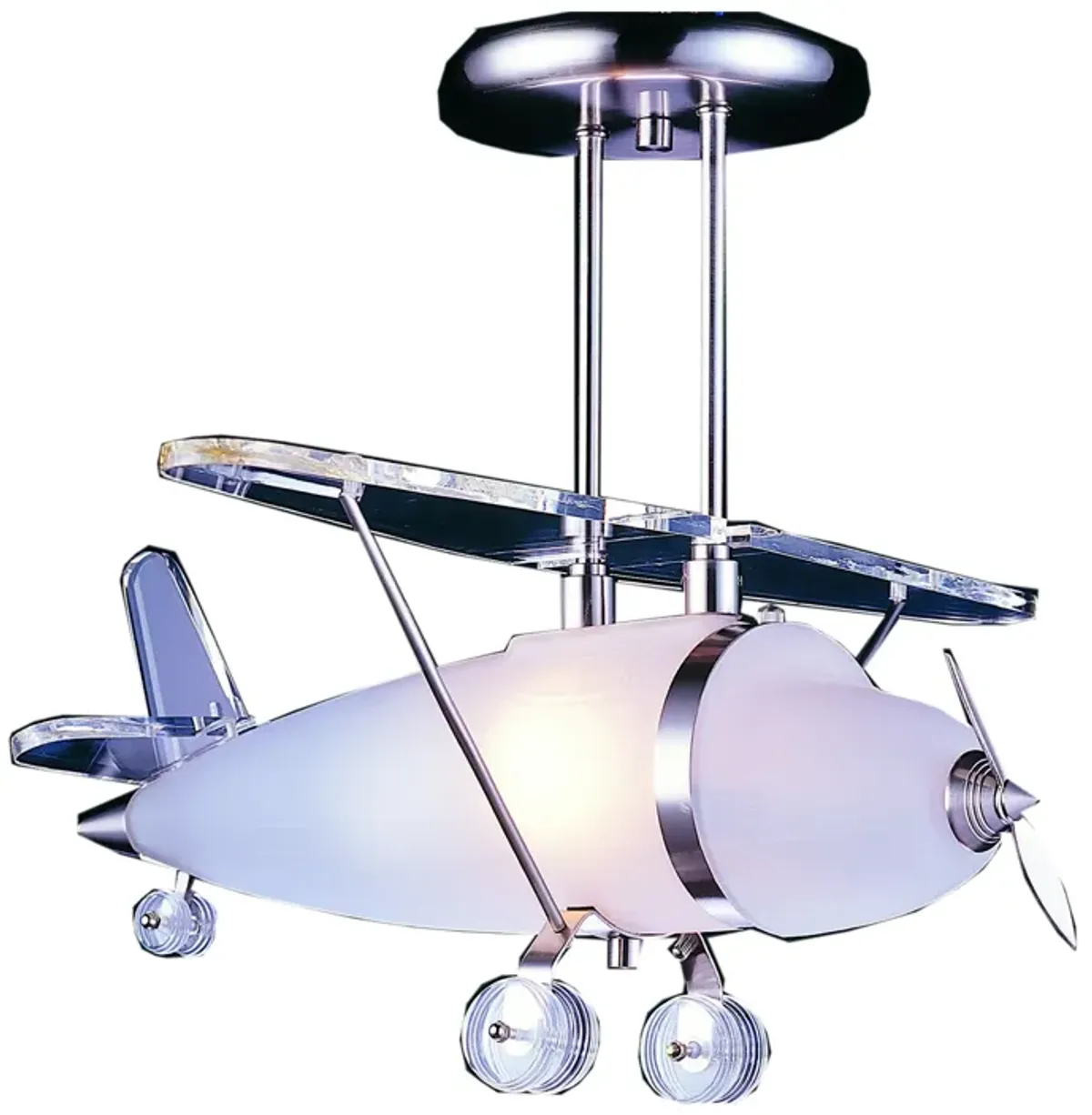 Novelty 19'' Wide 1-Light Semi Flush Mount