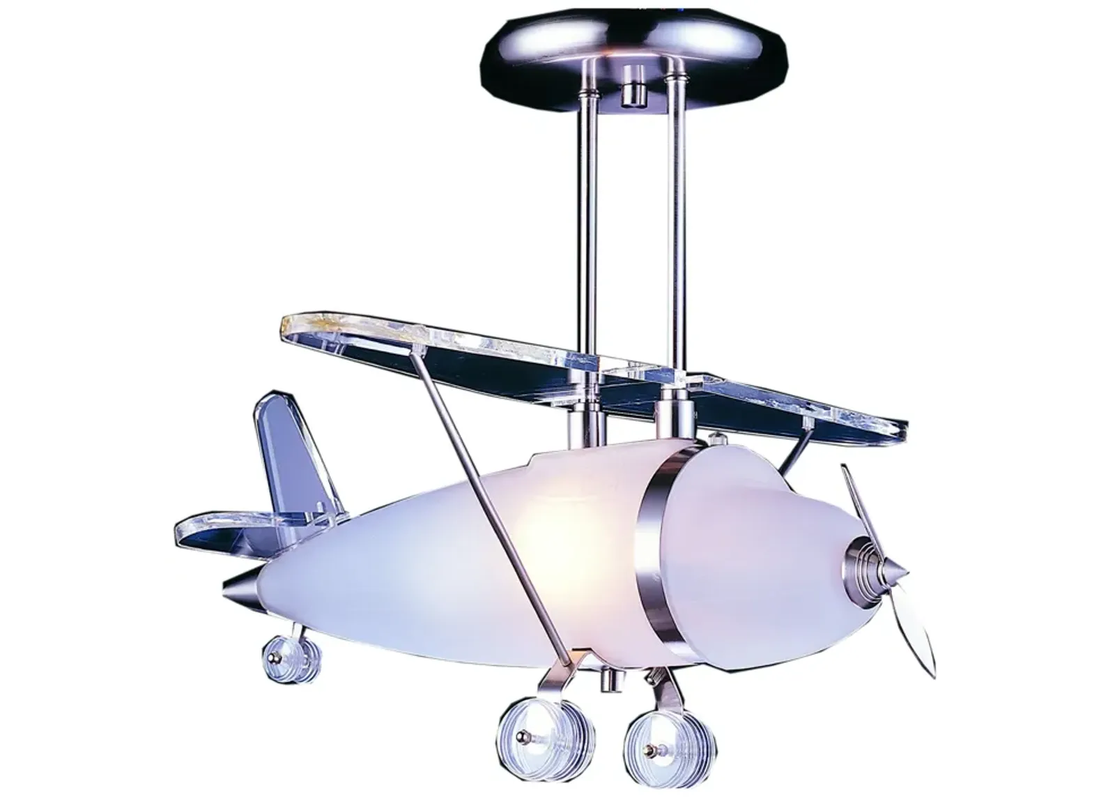 Novelty 19'' Wide 1-Light Semi Flush Mount