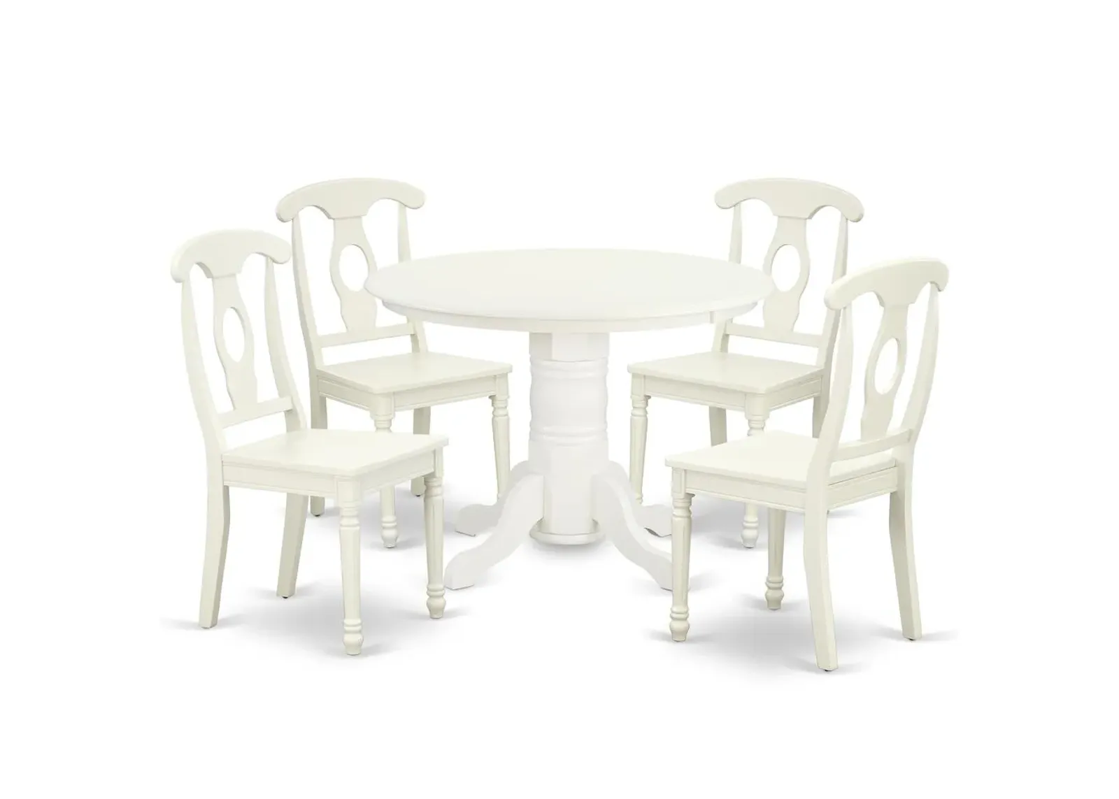 Dining Room Set Linen White