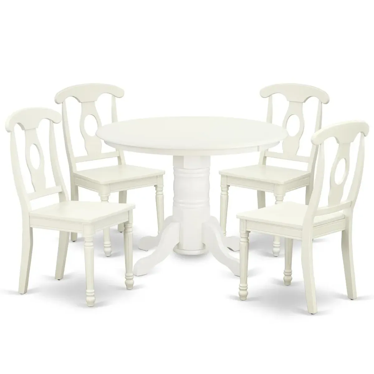 Dining Room Set Linen White