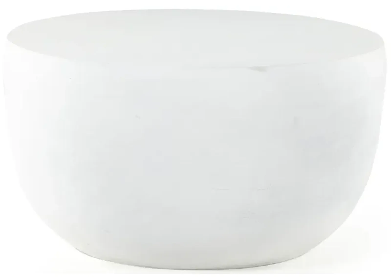 Basil Outdoor End Table - Matte White