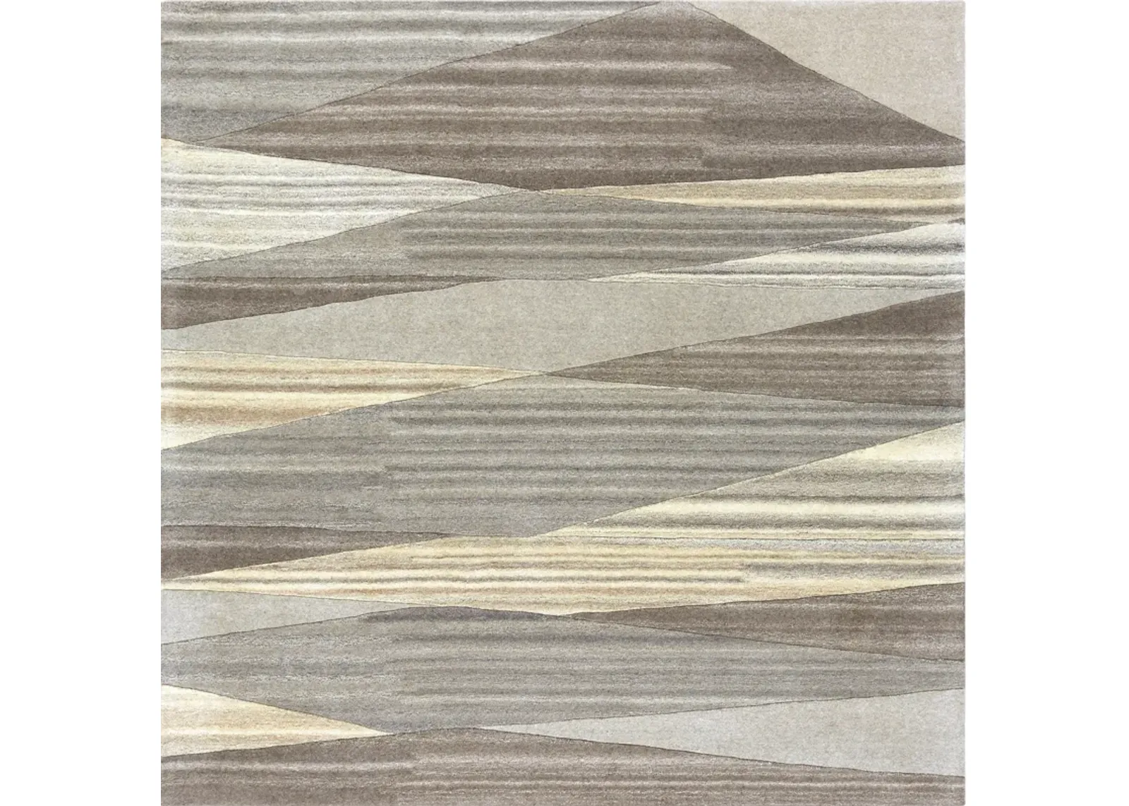 Forum FM-7203 4' Square Gray Rug