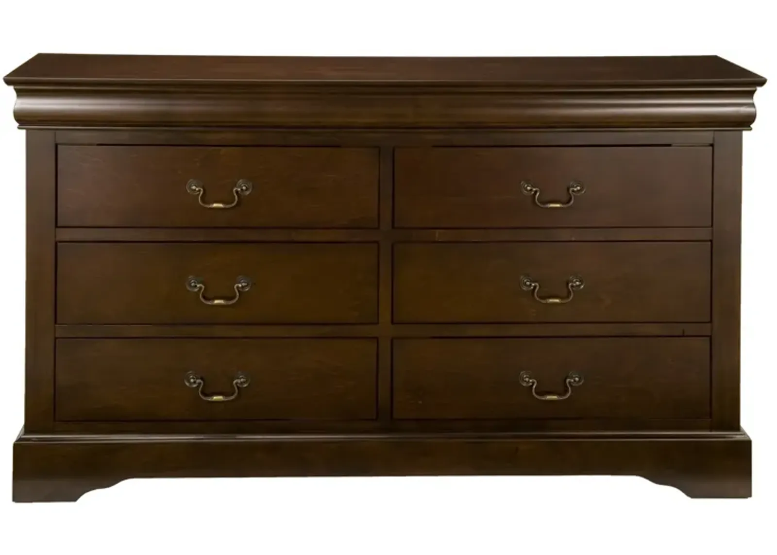 West Haven 6 Drawer Dresser, Cappuccino