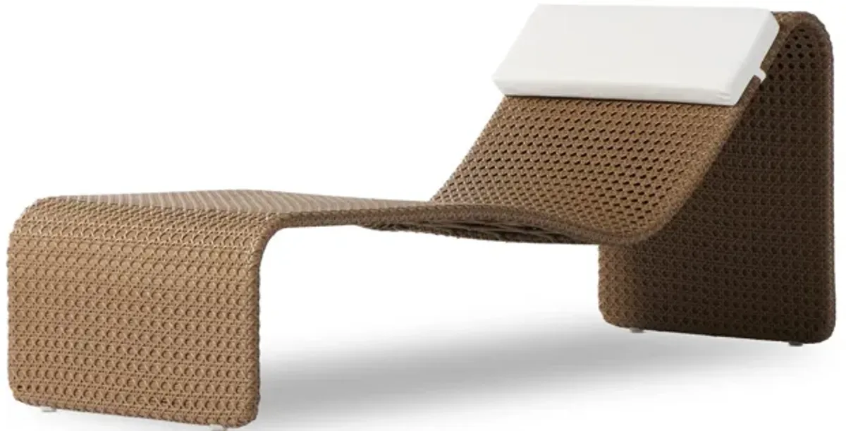 Paige Outdoor Woven Chaise