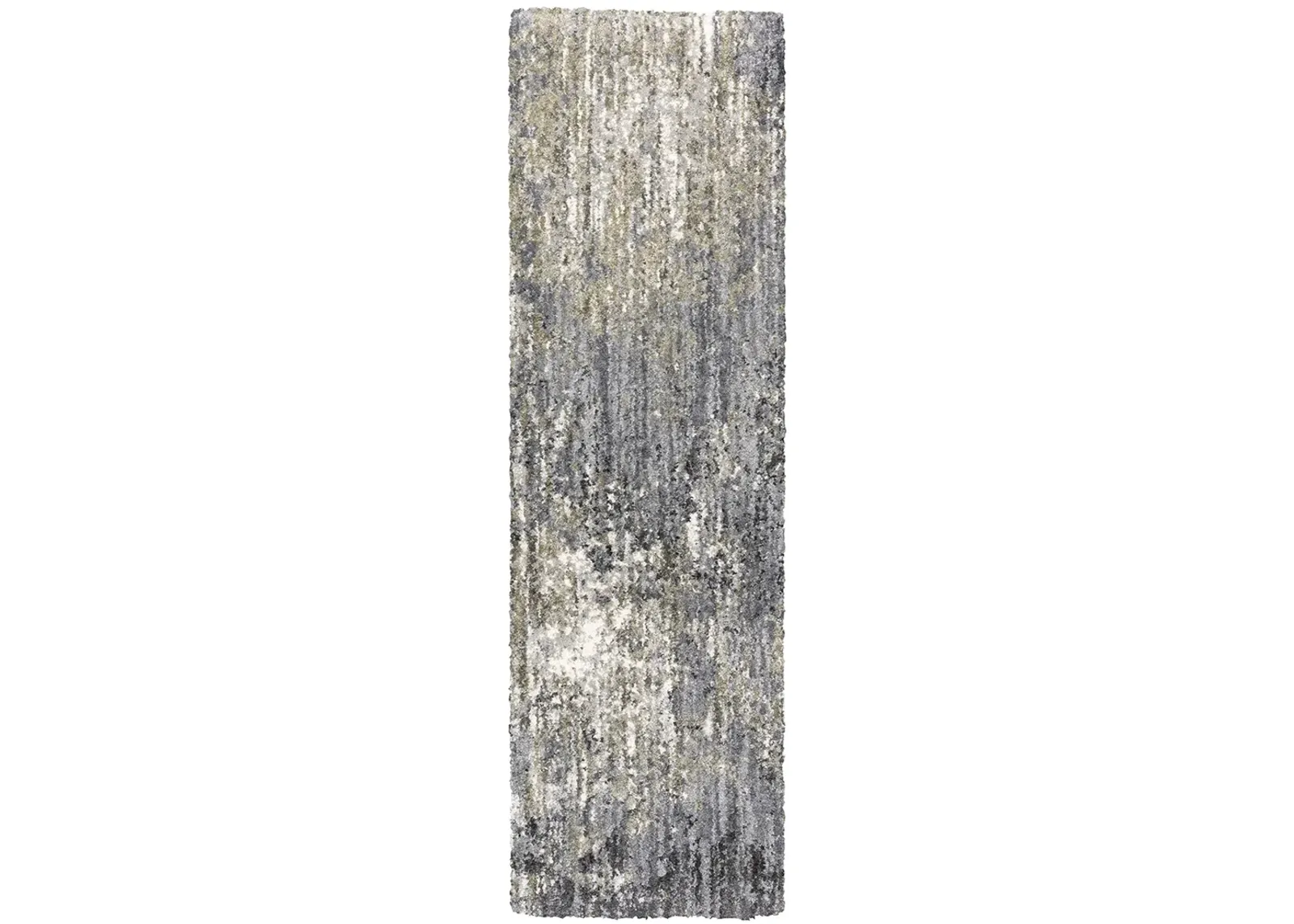 Aspen 2'3" x 7'6" Grey Rug