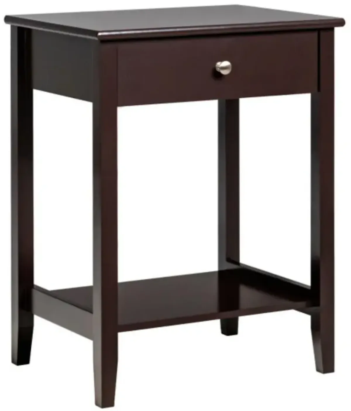 Wooden Nightstand  End Table Storage Display