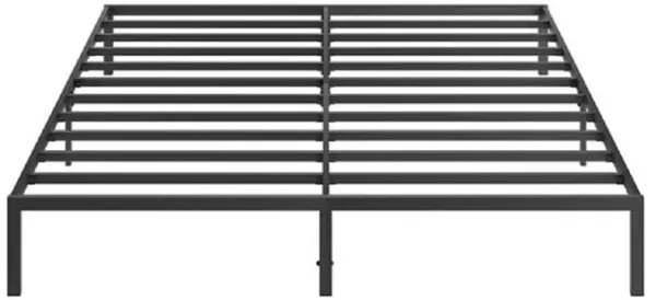 Minimalist Metal Platform Bed, Sturdy Design For Bedroom