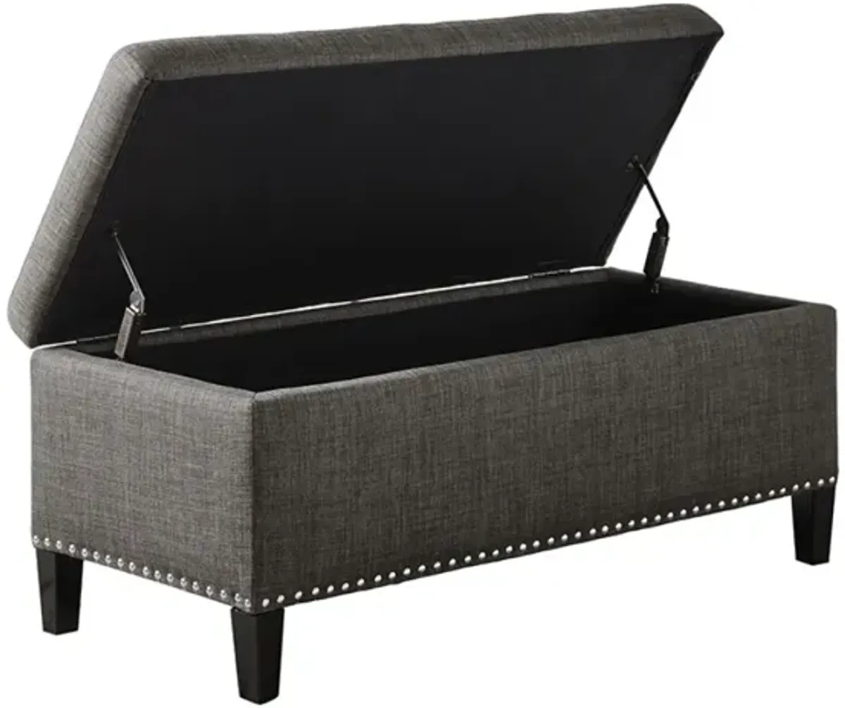 Shandra II Tufted Top Storage Bench