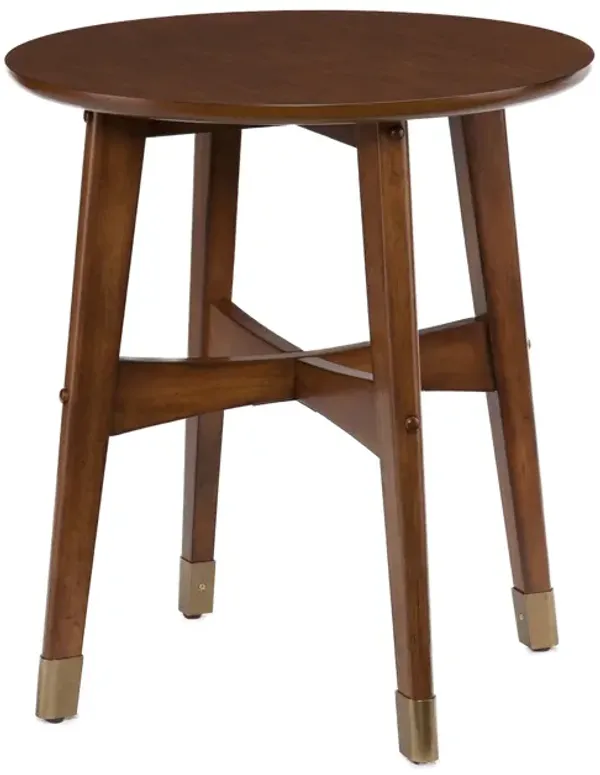 Rhoda Round Midcentury Modern End Table