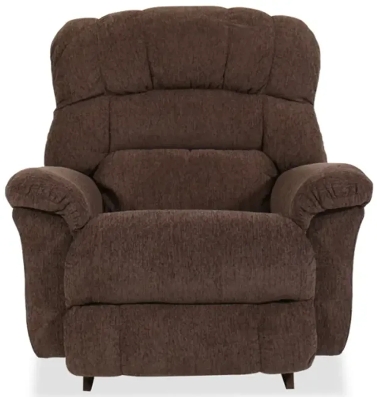 Randell Espresso Power Rocking Recliner with Headrest & Lumbar