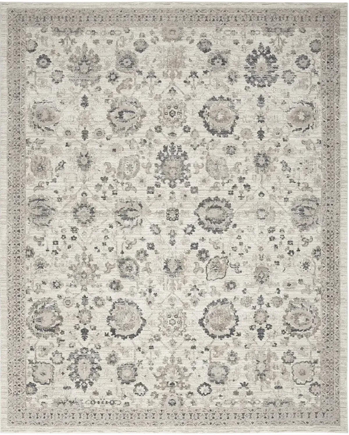 Eco Cycle ECY02 Ivory/Multicolor 6' x 9' Rug