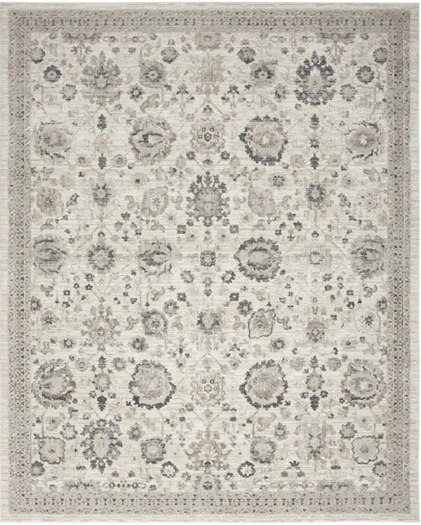 Eco Cycle ECY02 Ivory/Multicolor 6' x 9' Rug