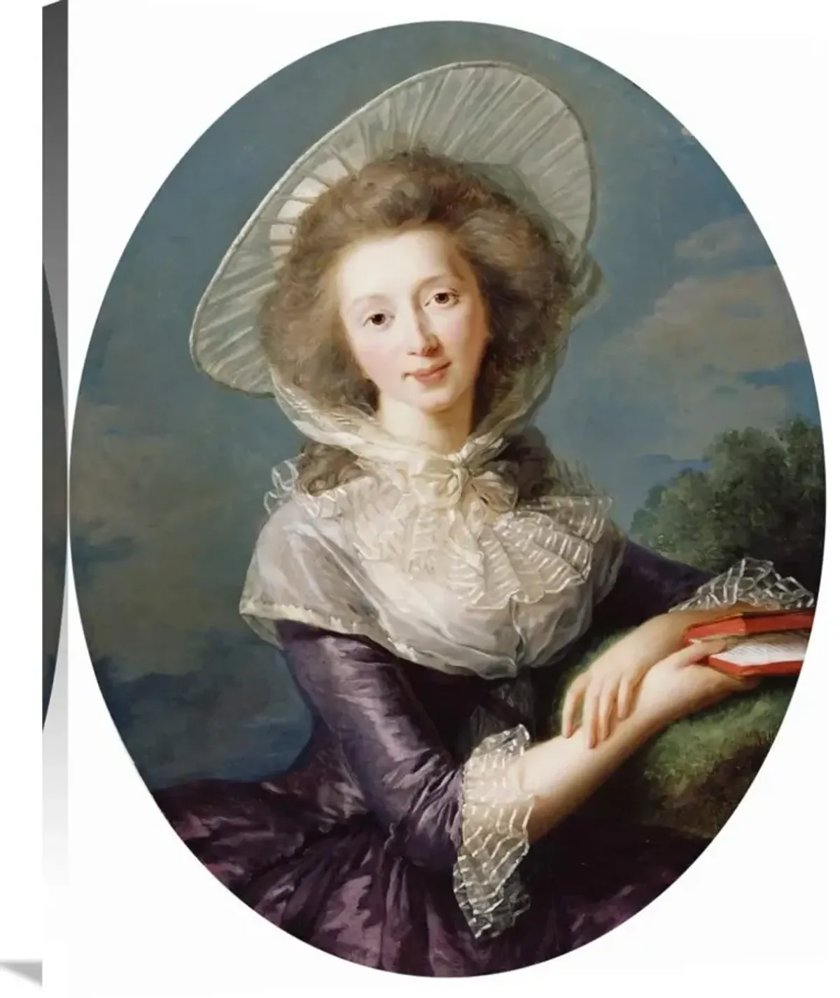 The Vicomtesse de Vaudreuil-Canvas Art-28x35