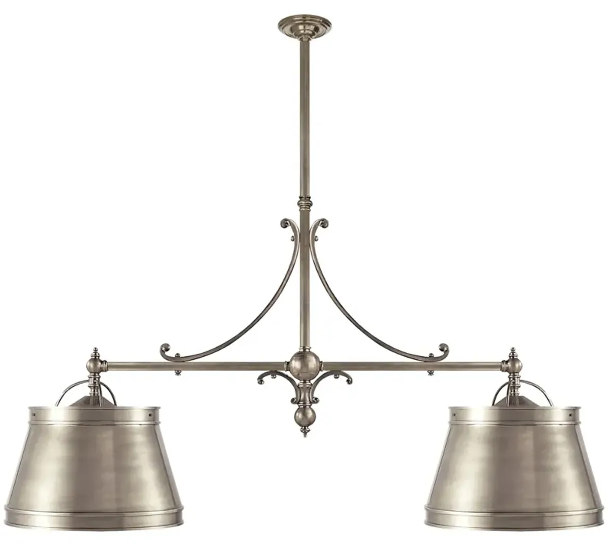 Sloane Single Shop Light in Antique Nickel