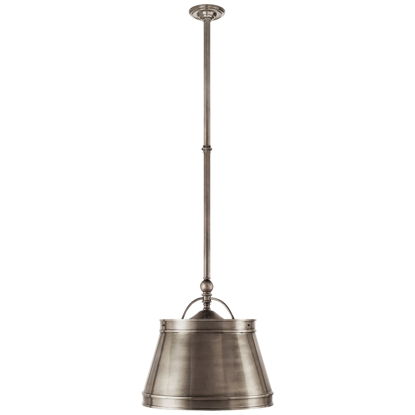 Sloane Single Shop Light in Antique Nickel