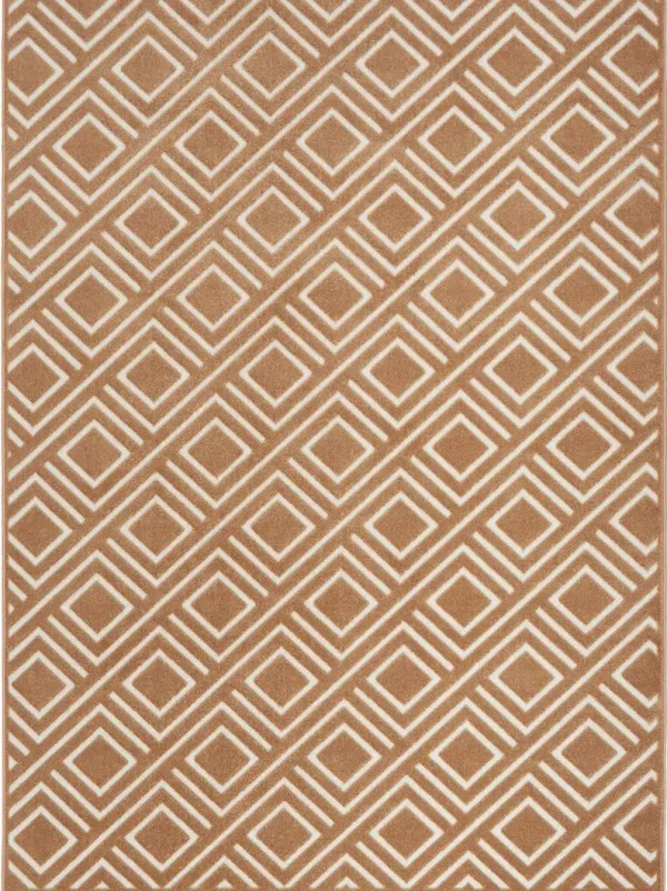 Care Free CAF03 Copper 5'3" x 7' Rug