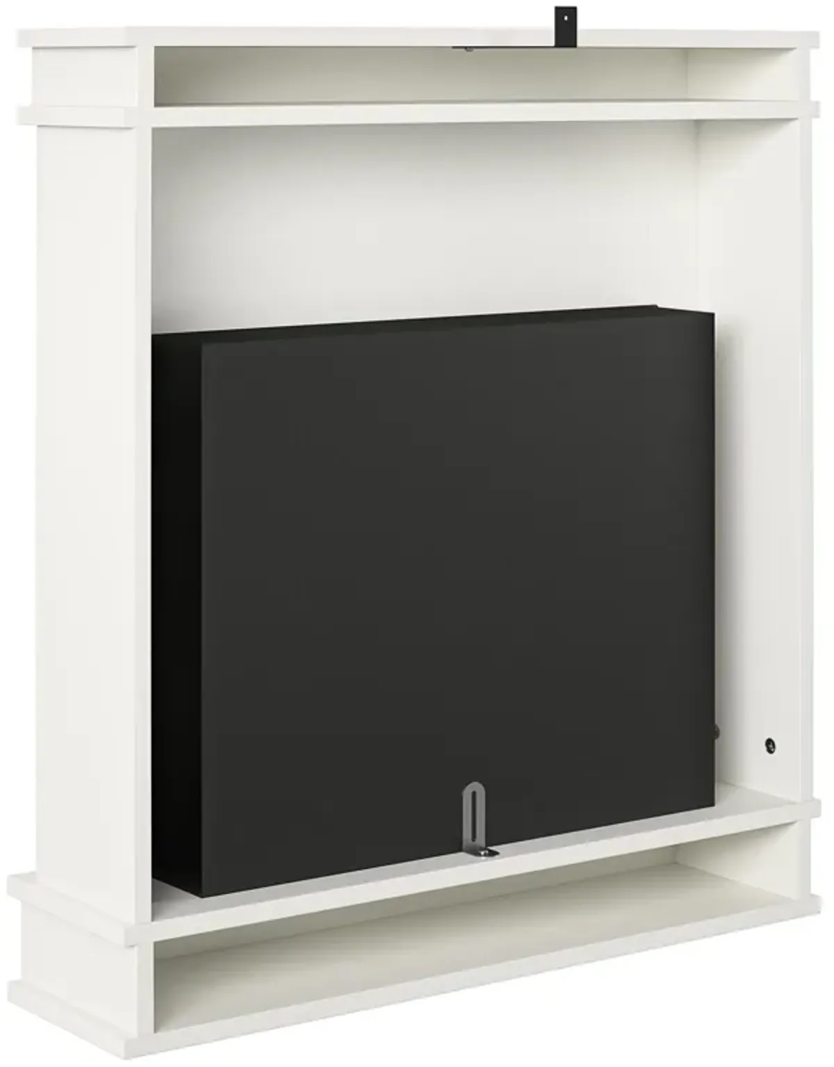 Ameriwood Home Mateo Electric Fireplace Space Heater with Mantel and Touchscreen Display