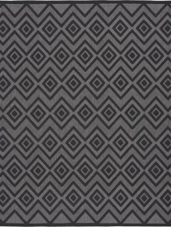 Versatile NRV01 Charcoal/Black 8' x 10' Rug