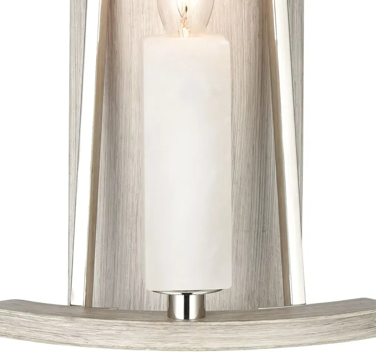 White Stone Sconce