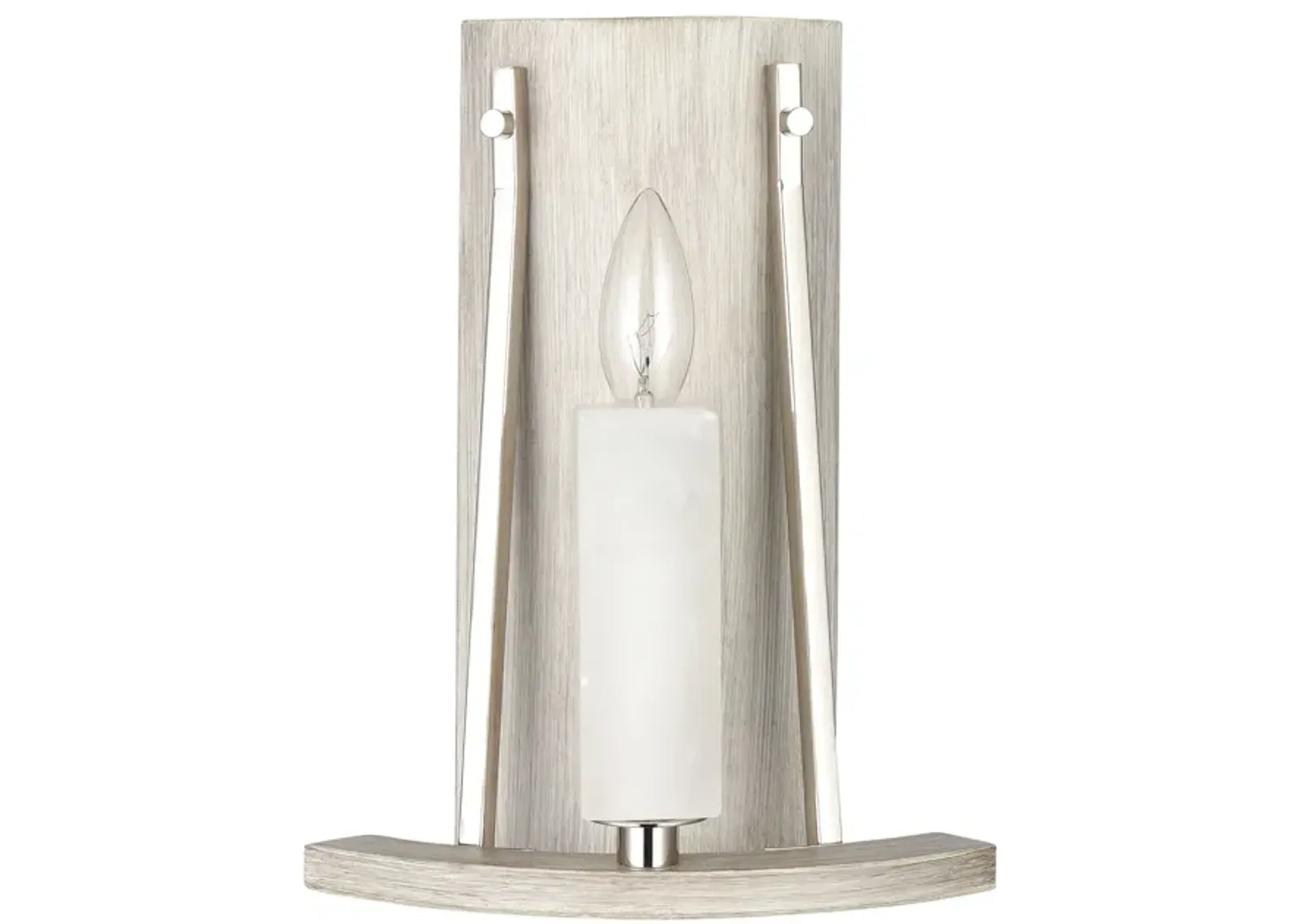 White Stone Sconce