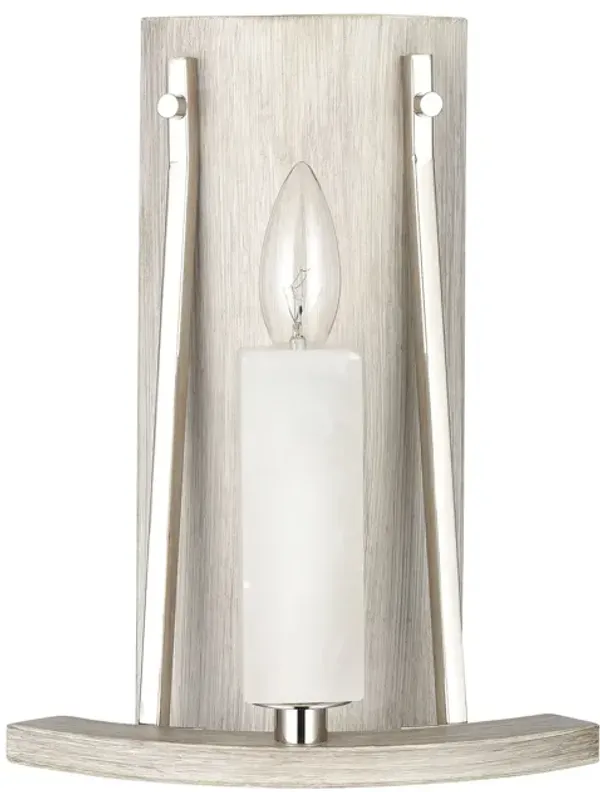 White Stone Sconce