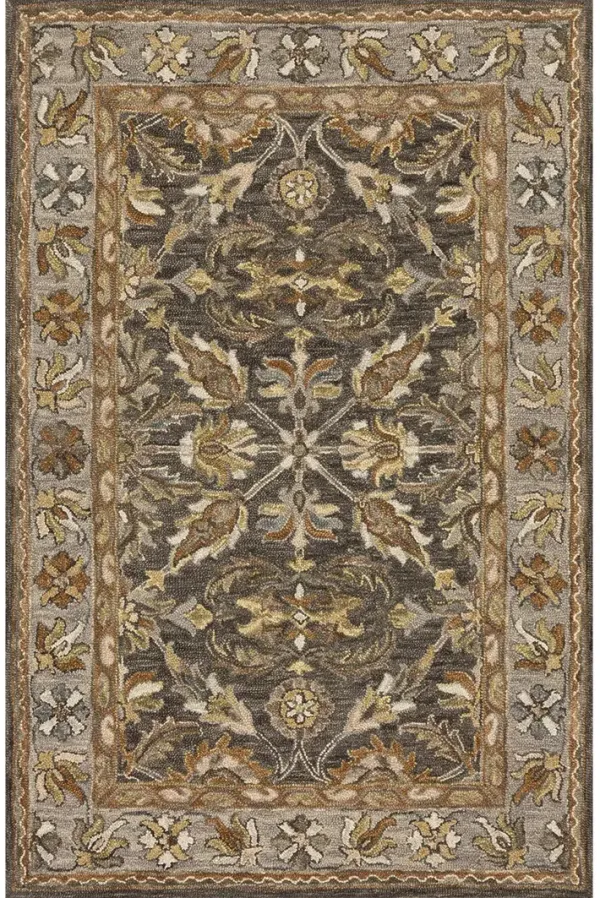 Victoria Dk Taupe/Grey 9'3" x 13' Rug