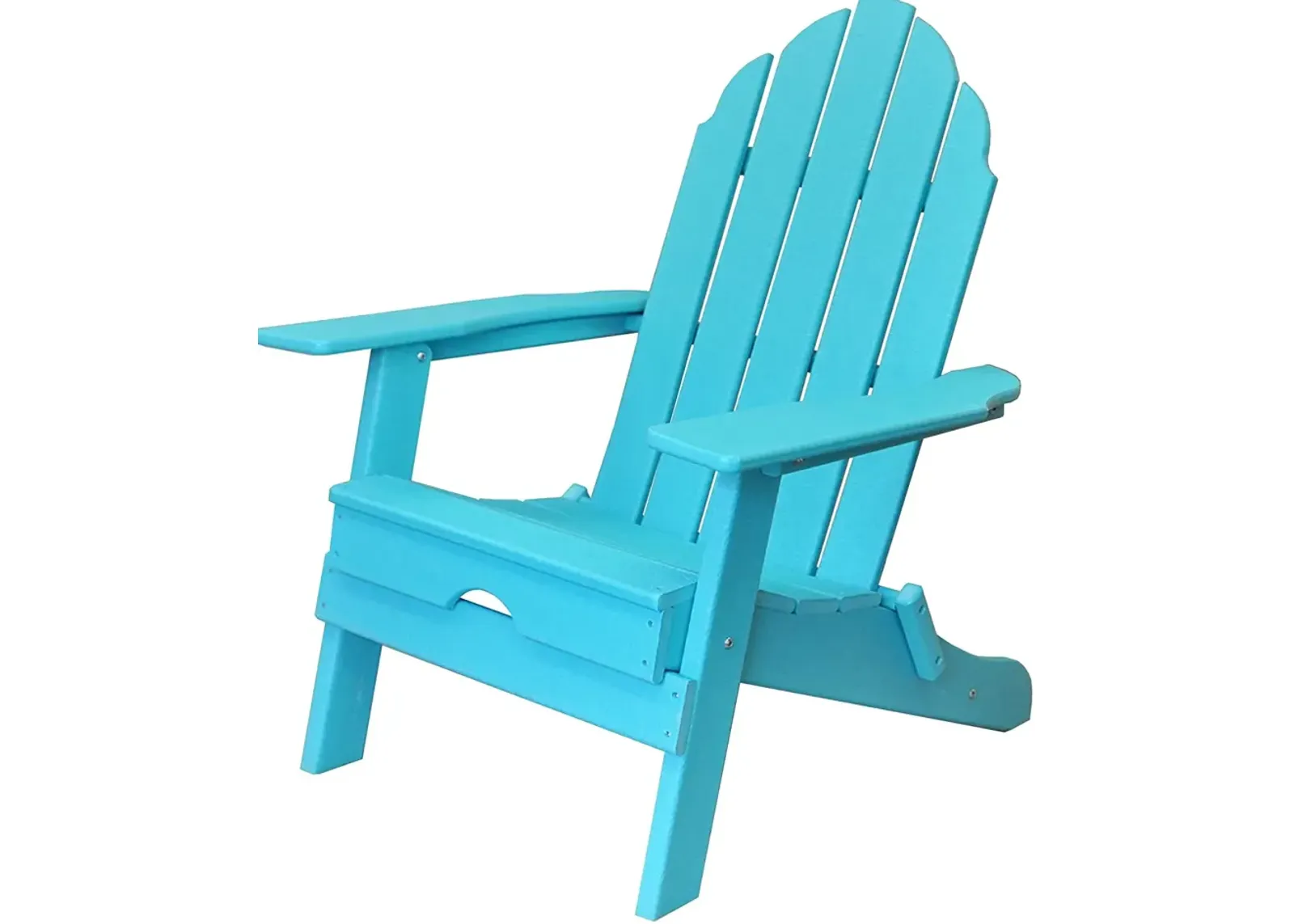 ResinTEAK Folding Adirondack Chair For Fire Pits, Patio, Porch, and Deck, New Tradition Collection