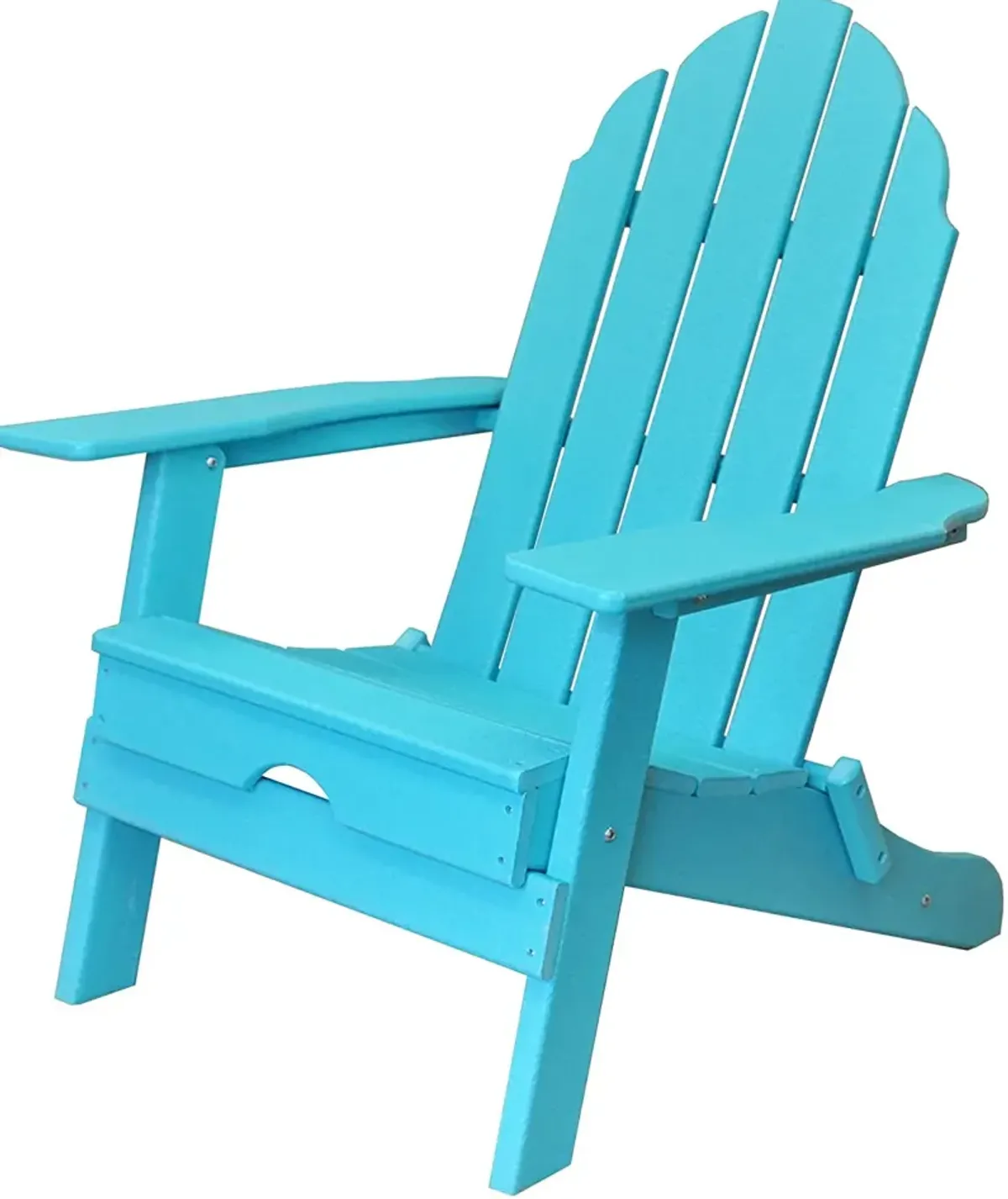 ResinTEAK Folding Adirondack Chair For Fire Pits, Patio, Porch, and Deck, New Tradition Collection