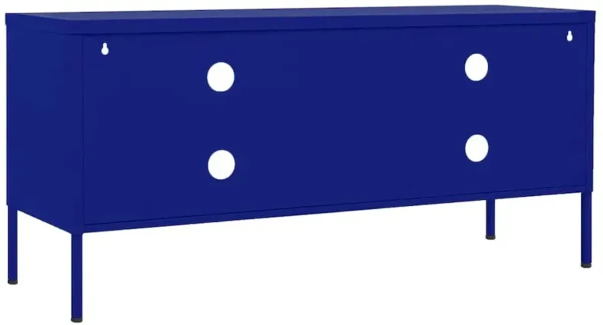 TV Stand Navy Blue 41.3"x13.8"x19.7" Steel