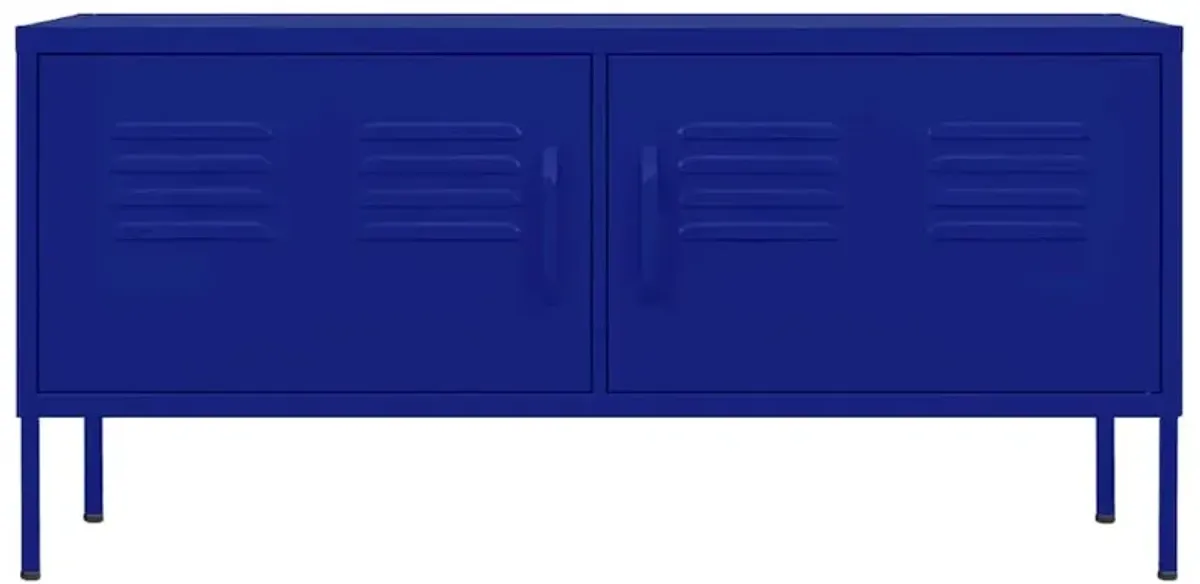 TV Stand Navy Blue 41.3"x13.8"x19.7" Steel