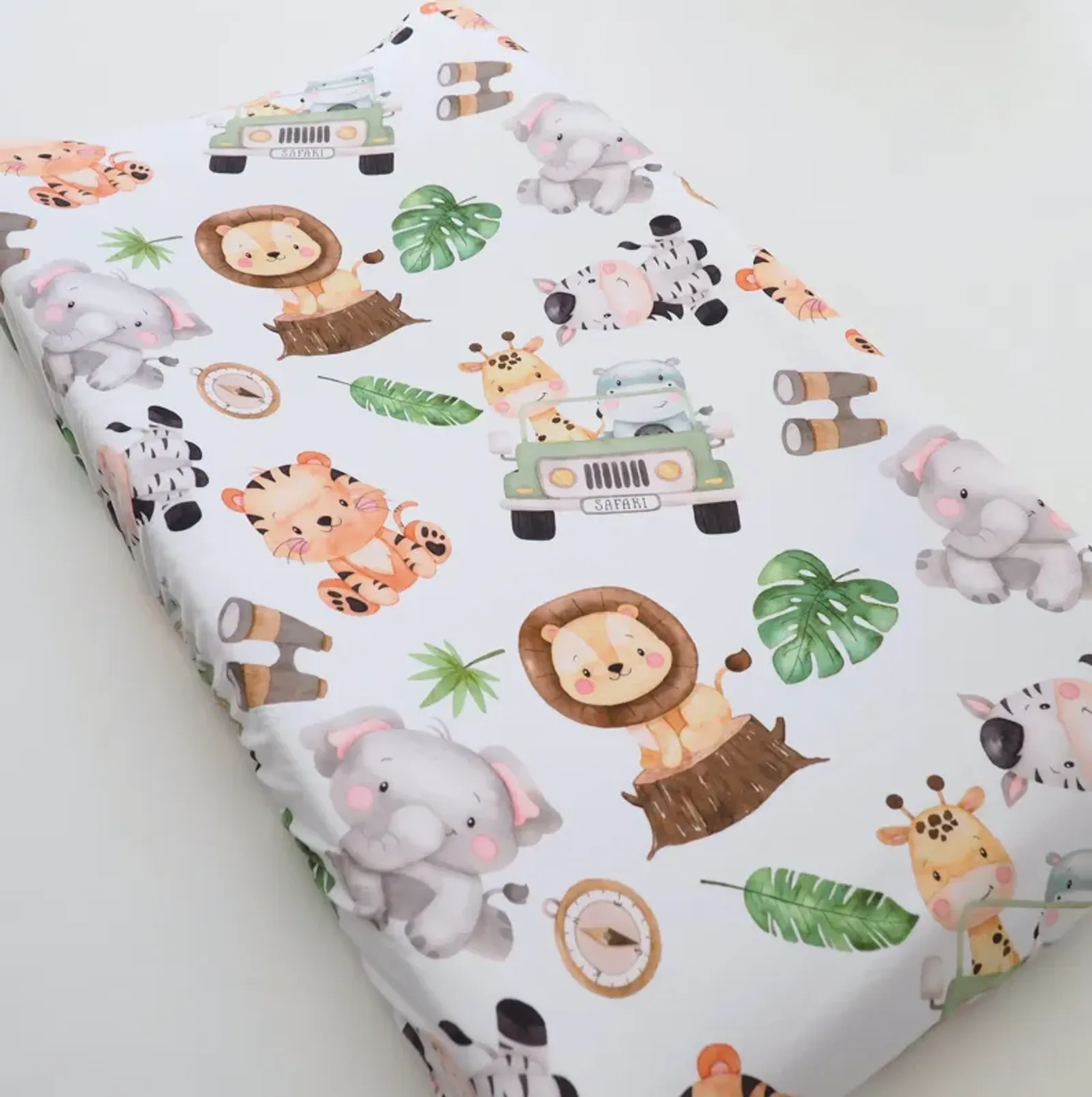 Baby Changing Pad Cover - Safari