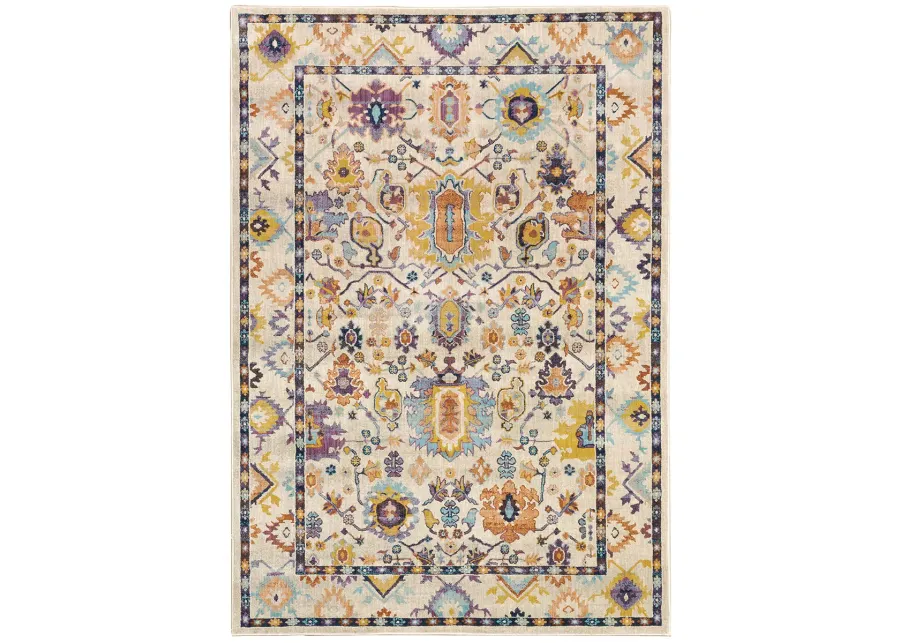 Xanadu 5'3" x 7'6" Beige Rug