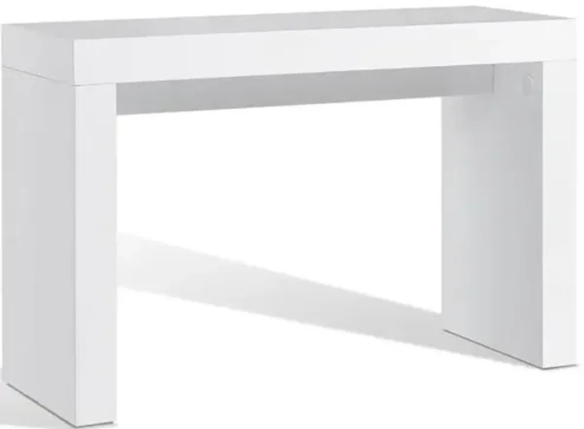 Console Table, Mdf Lacquered, White