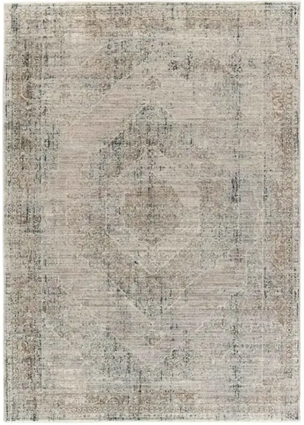 Leila Emory Tan/Taupe 4' x 5'2" Rug