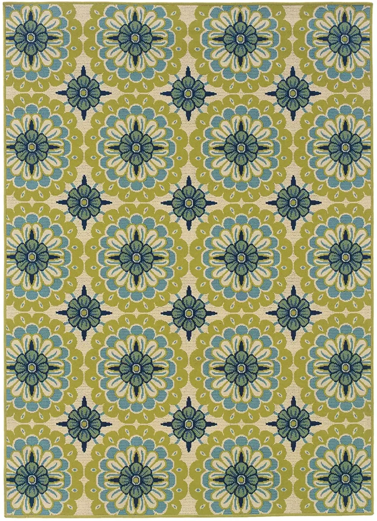 Caspian 3'7" x 5'6" Green Rug