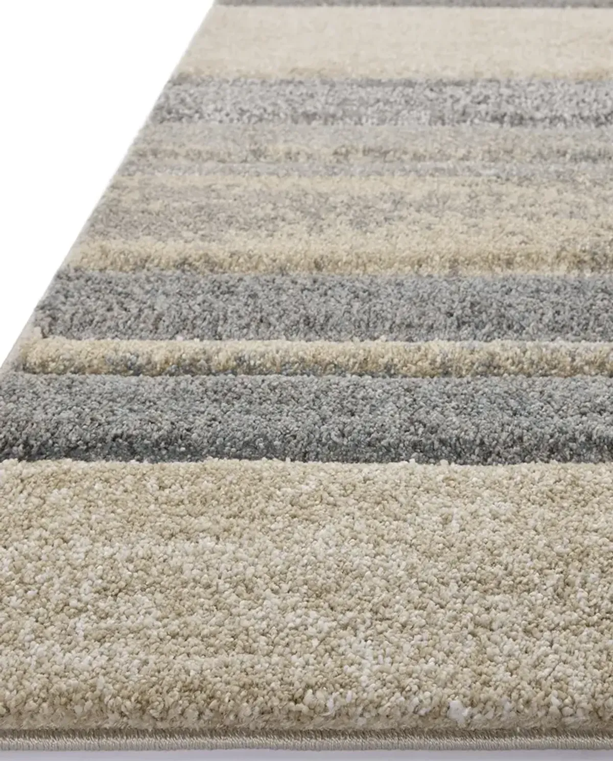 Silas SLA-07 Slate / Sand 2''7" x 4' Rug by