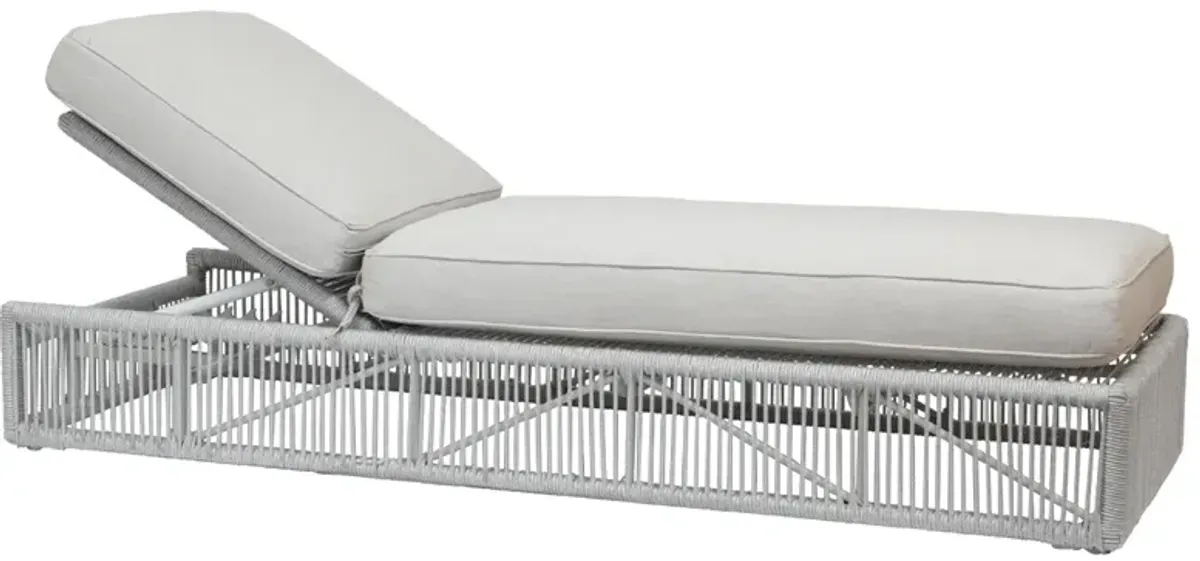 Miami Adjustable Chaise in Echo Ash w/ Self Welt