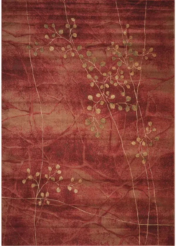 Somerset ST74 Flame 2' x 2'9" Rug