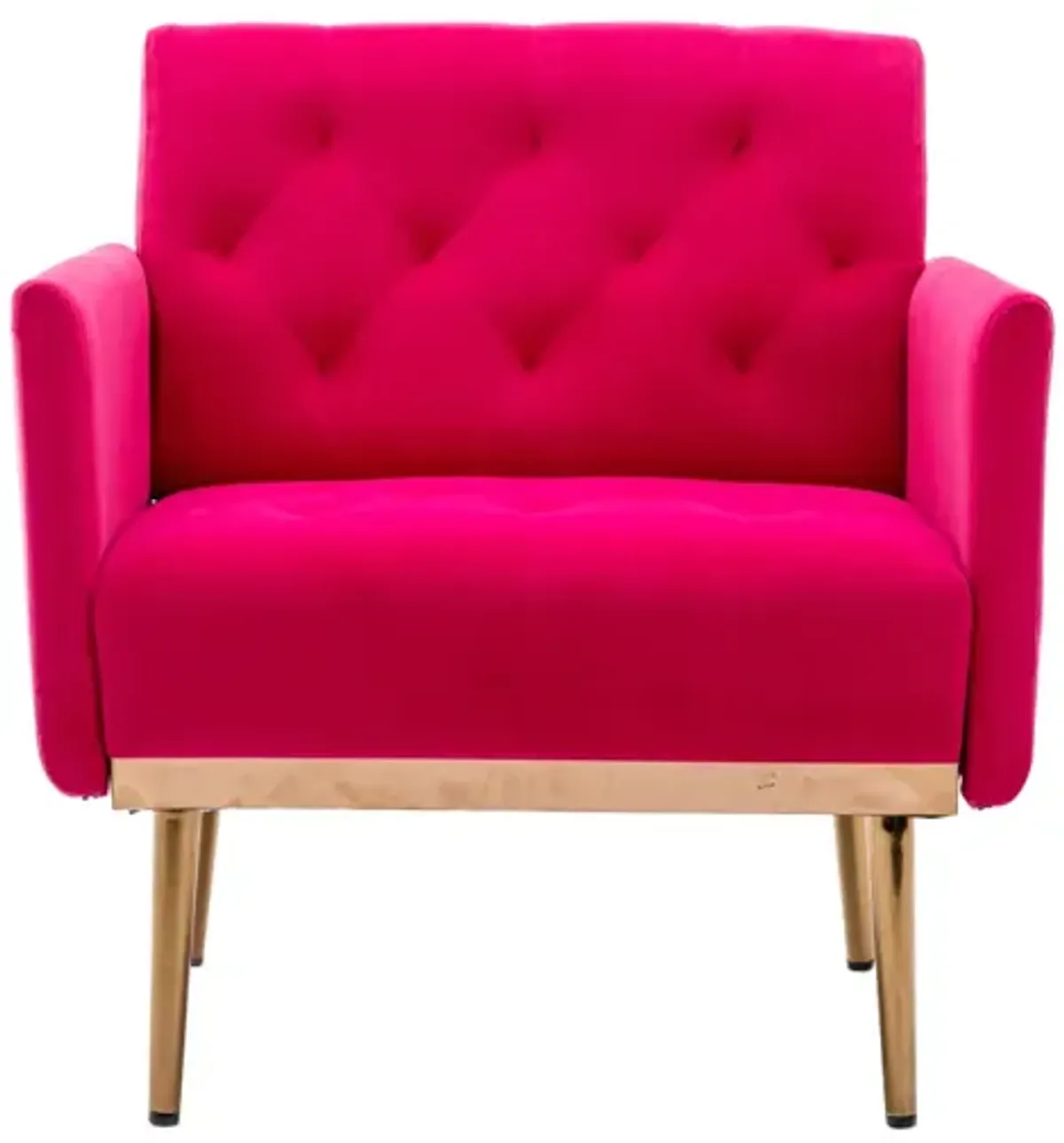 Accent Chair, Leisure Single Sofa With Rose Golden Feet